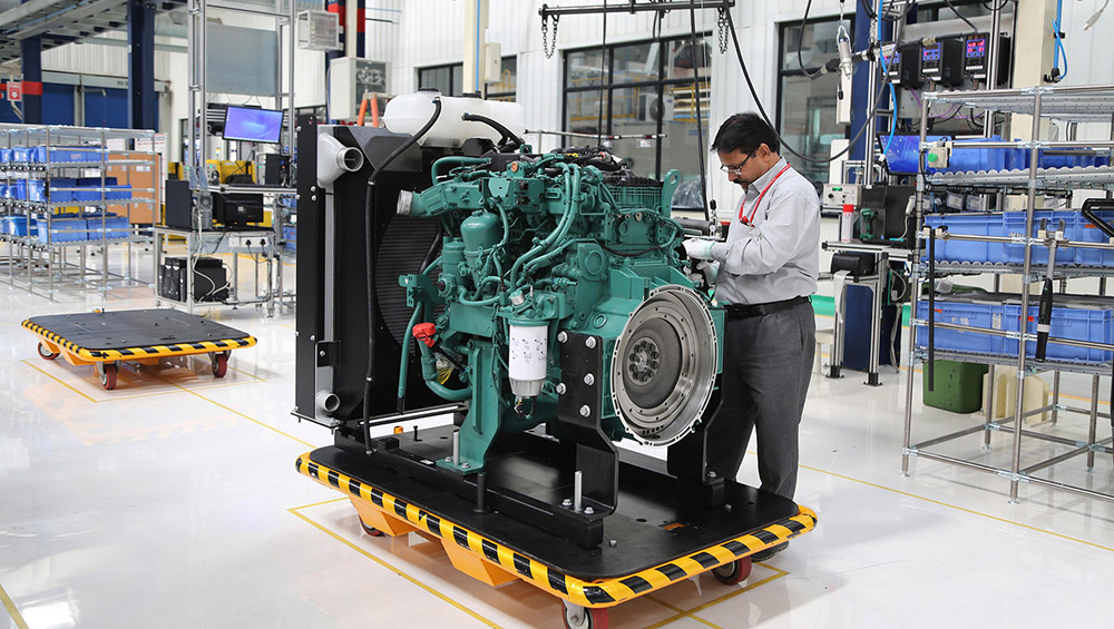 Volvo Penta sees its first engines produced in India come off the production line