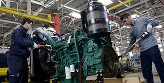 تولید موتورهای صنعتی ولوو پنتا در مجموعه گروه ولوو در برزیل