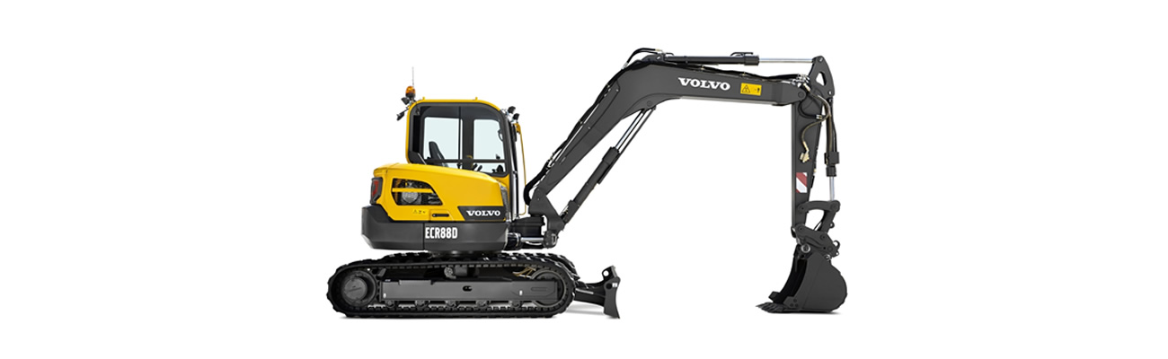 بیل های مکانیکی کوچک ECR88D و ECR58D